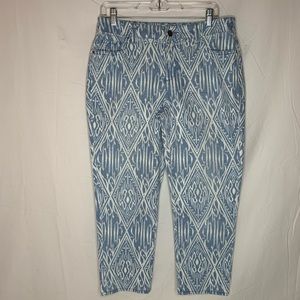 Chico’s platinum crop jeans Chico’s size 0
